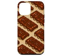 Glazed BBQ Ribs Illustration for Grill Lovers and Pitmasters Carcasa para iPhone 12 Mini