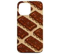 Glazed BBQ Ribs Illustration for Grill Lovers and Pitmasters Carcasa para iPhone 13 Pro MAX