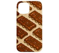 Glazed BBQ Ribs Illustration for Grill Lovers and Pitmasters Carcasa para iPhone 15