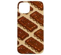 Glazed BBQ Ribs Illustration for Grill Lovers and Pitmasters Carcasa para iPhone 15 Plus