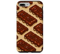 Glazed BBQ Ribs Illustration for Grill Lovers and Pitmasters Carcasa para iPhone 7 Plus/8 Plus