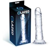 Glazed Dildo Realista Material Cristalino 19 cm 200 g