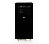 Glaziar Aire Acondicionador Portátil Stay Cool, 9000 BTU, 2600W, Cobertura hasta 29m², Silencioso, 3 en 1: Aire Acondicionado, Deshumidificador y Ventilador, Negro