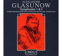 Glazounov : Symphonies n° 1 et 5. Järvi.