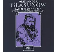 Glazounov : Symphonies n° 4 et 7. Järvi.
