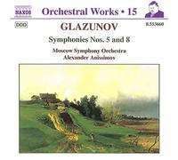 Anissimov,Alexander - Glazounov: intégrale des oeuvres pour orchestre, vol.15 : symphonies 5, 8