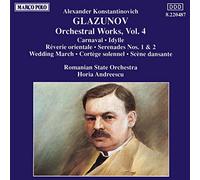 Glazunov Alexander K - Oeuvres Pour Orchestre Vol 4