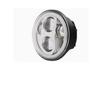 GLBLPEXELR Faros para motocicleta Para Sportster 1200 883 Para Street 500 750 Faro Delantero LED Angel Eyes 5,75 Pulgadas Con Proyector Redondo 5-3/4 Pulgadas(40w silver3)