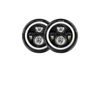 GLBLPEXELR Faros para motocicleta Para SUZUKI Para Jeep Para Wrangler Para Ford Faro LED Redondo De 7 Pulgadas Para Motocicleta Y Todoterreno(2 pcs J0036)