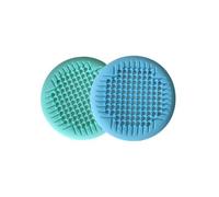 GLBMLMTHZP 1/2/4 piezas de desagüe ducha, colector pelos, cubierta for bañera baño con ventosa 5, pulgadas, colador fregadero silicona, apto for Cubierta de drenaje de piso de acero(2 pcs green blue)