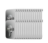 GLBMLMTHZP 10/100 piezas de ganchos pared autoadhesivos transparentes for marcos fotos, relojes, tornillo, sin perforaciones, clavos, organizadores for colgar perchas Gancho para baño(30PCS)