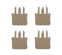 GLBMLMTHZP 2/4 piezas de rejilla ventilación for aire acondicionado coche, central del tablero, clip hoja for Toyota Corolla Clip de ventilación(4pcs Beige)
