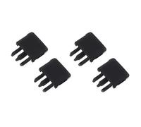 GLBMLMTHZP 2/4 piezas de rejilla ventilación for aire acondicionado coche, central del tablero, clip hoja for Toyota Corolla Clip de ventilación(4pcs Black)