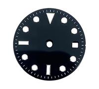 GLBMLMTHZP 28.5mm Reloj Partes Dial Dial Compatible for Mingzhu 2813 2836 8200 NH35 / NH36 Accesorios de reloj de movimiento Piezas de reparación Esfera del reloj(Noir)
