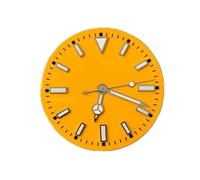 GLBMLMTHZP 29mm colorido reloj reloj + reloj manos conjunto verde luminoso accesorios de relojes relojes de reloj for NH35 / NH36 / 8215 / Compatible con Mingzhu 2813 Movimiento. Esfera del reloj(Yell