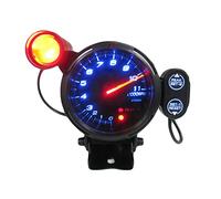 GLBMLMTHZP 3.5" Digital Meter Tachometer Gauge Kit Blue LED 11000 RPM Meter with Adjustable Shift Light+Stepping Motor Accessories tacómetro de Coche
