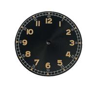 GLBMLMTHZP 33. 5mm Reloj de reloj for NH35 / NH36 / 7S // 4R Movimiento con esfera verde verde luminosa verde. Esfera del reloj(Arancione)