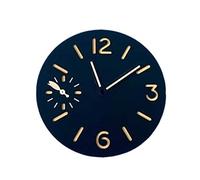 GLBMLMTHZP 34.5mm Watch Dial + Watch Manos compatibles for Eta 6497 / st3600 Movimiento Verde Luminoso Reloj Accesorios Adecuados Esfera del reloj(A)