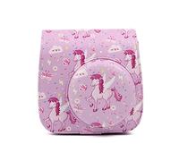 GLBMLMTHZP Accesorios de cámara Unicornio PU Cuero cámara instantánea Bolso de Hombro Funda Protectora Funda Protectora Bolsa Apta for Fujifilm Mini 9 8 Bolso de la cámara(B)