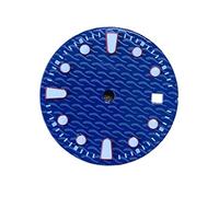 GLBMLMTHZP Accesorios de reloj de esfera corrugada 29mm Dial de cuatro clavijas sin luminoso adecuado for 8215, 8200 y Movimiento Pearl 2813 Esfera del reloj(3)