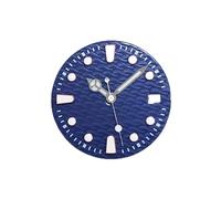 GLBMLMTHZP Accesorios de reloj de esfera corrugada de 29 mm dial de cuatro pines con las manos sin luminosa adecuada for 8215, 8200 y Pearl 2813 Movimiento Esfera del reloj(2)