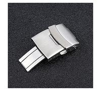 GLBMLMTHZP Acero inoxidable Sólido Doble Push Button Doble Reloj Hebilla Mariposa Despliegue Buck Wheble Hebilla 22mm 20mm 18mm Hebilla de mesa(20mm)