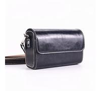 GLBMLMTHZP Bolsa de cámara Cubierta Protectora Duradera PU Cubierta Protectora de Cuero Cubierta Protectora Bolsa de Hombro G5x2 g7x3 g7x2 g7x Apto for Panasonic LX7 Bolso de la cámara(E)