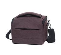 GLBMLMTHZP Bolsa de cámara Cubierta Protectora M6 M5 M50 5D Marcos IV III 800D 80D 100D 200D 6D Marcos II 7D 77D 60D 6D 1500D 750D 1300D Apto for Canon EOS Bolso de la cámara(Coffee)