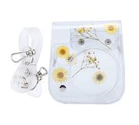 GLBMLMTHZP Bolsa de cámara instantánea pequeña transparente CLORURO DE POLIVINILO Caso protector for correa de hombro Accesorio Accesorio Fit for Fujifilm Instax Mini 11/9/8 bolso de la cámara(Giallo)
