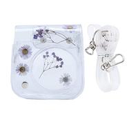 GLBMLMTHZP Bolsa de cámara instantánea pequeña transparente CLORURO DE POLIVINILO Caso protector for correa de hombro Accesorio Accesorio Fit for Fujifilm Instax Mini 11/9/8 bolso de la cámara(Morado)