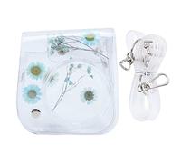 GLBMLMTHZP Bolsa de cámara instantánea pequeña Transparente CLORURO DE POLIVINILO Caso Protector for Correa de Hombro Accesorio Accesorio Fit for Fujifilm Instax Mini 11/9/8 Bolso de la cámara(BLU)
