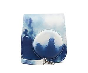 GLBMLMTHZP Bolso de cámara portátil de Cuero PU anticaída Retro Bolso de cámara de un Solo Hombro Bolso Apto for Fuji Fit for Polaroid Mini 11 8 9 Bolso de la cámara