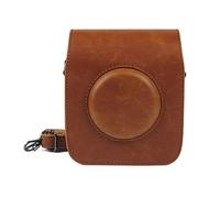 GLBMLMTHZP Bolso de la cámara Estuche protector de cuero de la PU Bolso retro de la correa del hombro Estuche protector de la cámara Regalo apto for Fujifilm Ajuste for SQUARE SQ20 SQ10 bolso de la cá