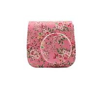 GLBMLMTHZP Bolso de la cámara Flor PU Cuero Cámara instantánea Accesorios Bolso de Hombro Estuche Protector Estuche Protector Bolsa Regalo Apto for Fujifilm Apto for Mini 9 8 Bolso de la cámara(C)