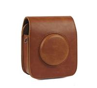 GLBMLMTHZP Bolso de la cámara Funda Protectora Shell PU Cuero Retro Bolso con Correa for el Hombro Apto for FUJIFILM Apto for Square SQ20 SQ10 Bolso de la cámara(B)