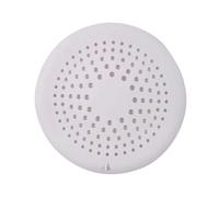 GLBMLMTHZP Colector de pelos for desagüe ducha, tapa for bañera baño con ventosa 5,9 pulgadas, colador fregadero silicona apto for y cocina Cubierta de drenaje de piso de acero(Wit)