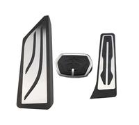 GLBMLMTHZP Cubierta de pedales coche LHD compatible for BMW X1, X2, F48, F39, F45, F46 y F40, Serie 1 2, MPV 220i, piezas pastillas freno acelerador Almohadilla para pedal(AT with Rest)