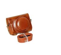 GLBMLMTHZP Cubierta protectora de la cámara for correa. PU Funda protectora de la bolsa de la cámara de cuero Ajuste for el ajuste de Canon for PowerShot G9 x g9x g9 x Marcos II G9X2 bolso de la cámar