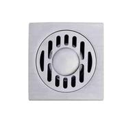 GLBMLMTHZP Desagüe de suelo cuadrado 3,5 pulgadas for ducha, acero inoxidable, con patrón rejilla y cubierta extraíble for cocina, baño accesorios Cubierta de drenaje de piso de acero(C)