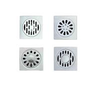 GLBMLMTHZP Desagüe de suelo cuadrado 3,5 pulgadas for ducha, acero inoxidable, con patrón rejilla y cubierta extraíble for cocina, baño accesorios Cubierta de drenaje de piso de acero(A)