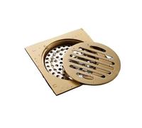 GLBMLMTHZP Desagüe de suelo for ducha baño, desagüe, bañera antiolor, cuadrado acero inoxidable Cubierta de drenaje de piso de acero(10x10cm A1)