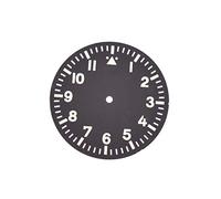 GLBMLMTHZP Dial de reloj de 35.5mm compatible con MIYOTA 8205 8215 821A Compatible con Mingzhu Dg2813 Movimiento Negro Luminoso Dial Esfera del reloj