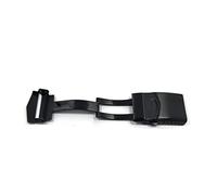 GLBMLMTHZP Doble reloj Hebilla Acero inoxidable Sólido Doble Push Push Botón Mariposa Despliegue Cierre de cierre Reloj Negro Plata 22mm reloj de reloj Hebilla de mesa(Noir)