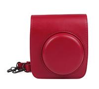 GLBMLMTHZP Estuche for la Camara PU Bolso de la cámara de la Correa del Hombro de Cuero CLORURO DE POLIVINILO Caso Protector for Fujifilm Fit For Instax Mini 90 Neo Classic Bolso de la cámara(Mini 90