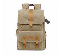 GLBMLMTHZP Fotografía retro impermeable batik rucksack for USB Puerto adecuado for hombres portátiles de 15.6 pulgadas. Slr Bolsa de la cámara de la cámara digital que lleva el estuche for el ajuste d