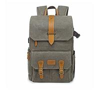 GLBMLMTHZP Fotografía retro impermeable batik rucksack for USB Puerto adecuado for hombres portátiles de 15.6 pulgadas. Slr Bolsa de la cámara de la cámara digital que lleva el estuche for el ajuste d