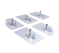GLBMLMTHZP Gancho de tornillo for colgar cuadros, transparente, autoadhesivo, for puerta, pared, adhesivo for Gancho para baño(C,12pcs)