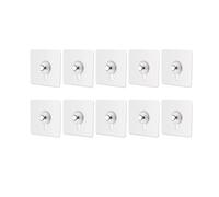 GLBMLMTHZP Ganchos adhesivos for marcos de fotos, pósteres, impermeables, accesorios cocina y baño, ganchos tornillo Gancho para baño(10PCS)