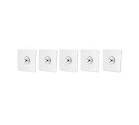 GLBMLMTHZP Ganchos adhesivos for marcos de fotos, pósteres, impermeables, accesorios cocina y baño, ganchos tornillo Gancho para baño(5PCS)