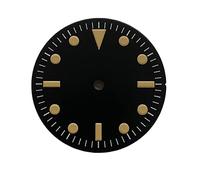 GLBMLMTHZP Marco de reloj de 28.5mm compatible for MIYODA 8215 2813 Movimiento for NH35 / NH36 for accesorios verdes de reloj luminoso sin logo. Esfera del reloj